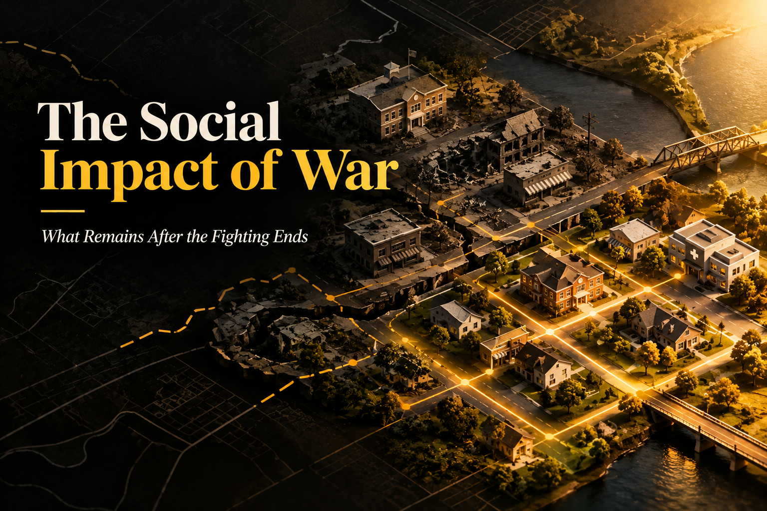 The social impact of war on families, communities, and future generations