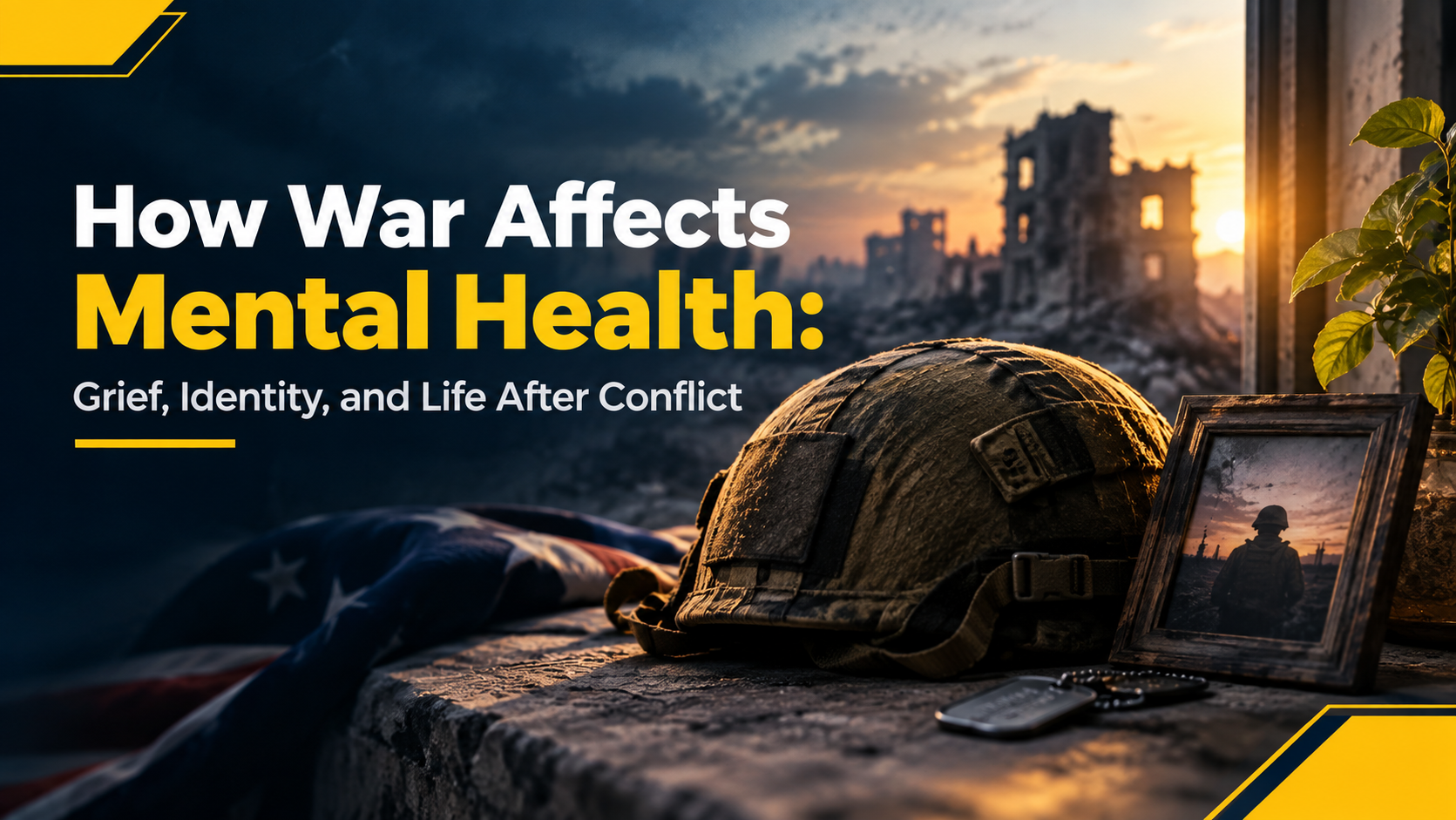 How war affects mental health through grief, identity, and life after conflict